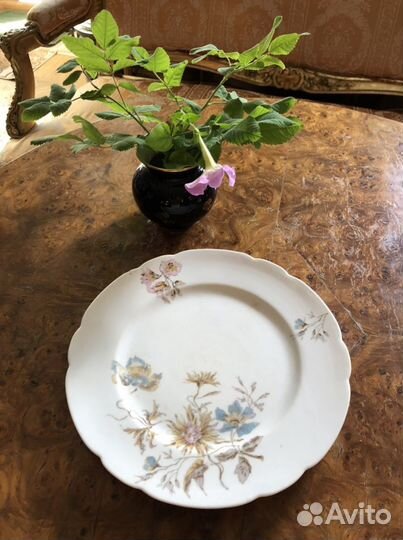 Тарелка. Фарфор. Братья Корниловы