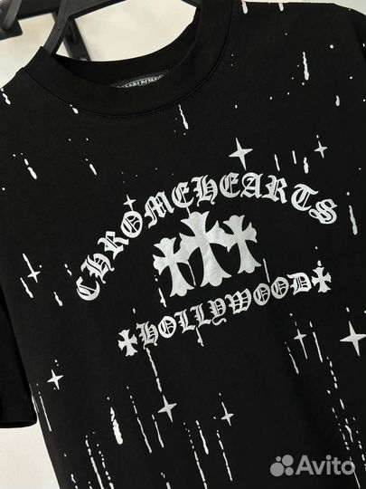 Футболка Chrome Hearts удлинённая