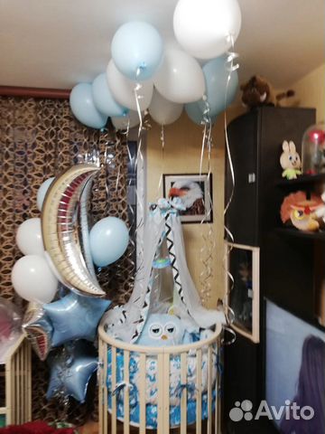 Детская кроватка трансформер 7 в 1 с маятником