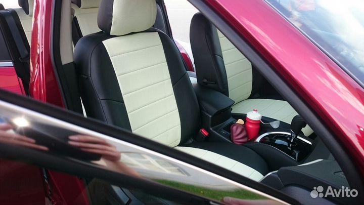 Чехлы из экокожи Автопилот Nissan qashqai 2014)