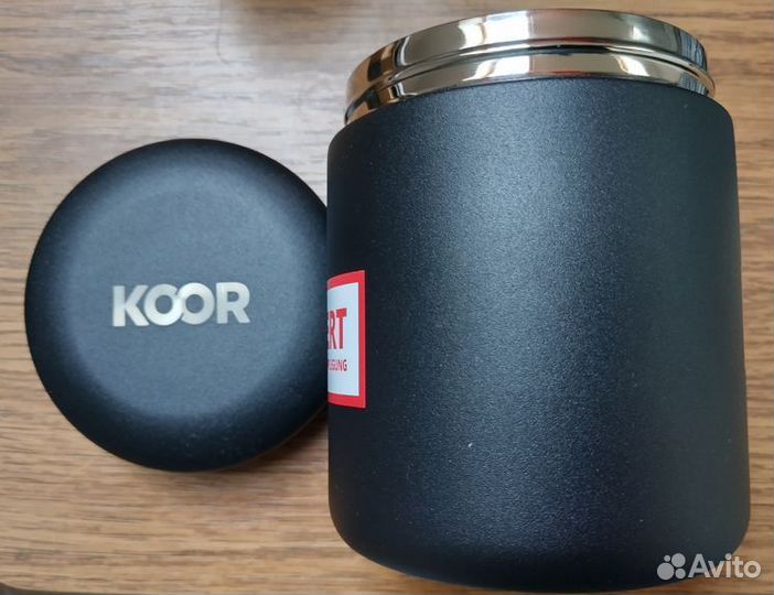 Thermo Контейнер для еды черный 0,4 л (koor)