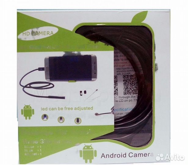 Камера-эндоскоп microusb влагозащитная