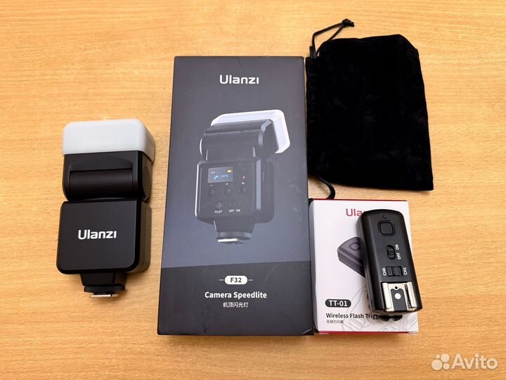 Вспышка Ulanzi F32 + Триггер TT01