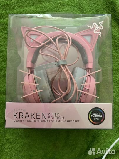 Игровые наушники razer kitti edition оригинал