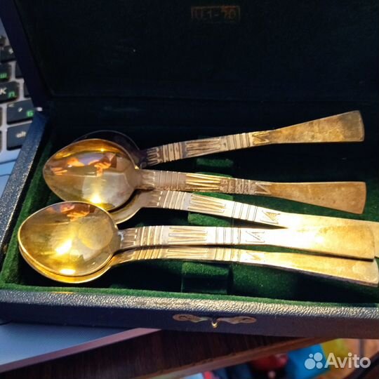 Чайные ложки СССР новые Таллинский ювелирный завод