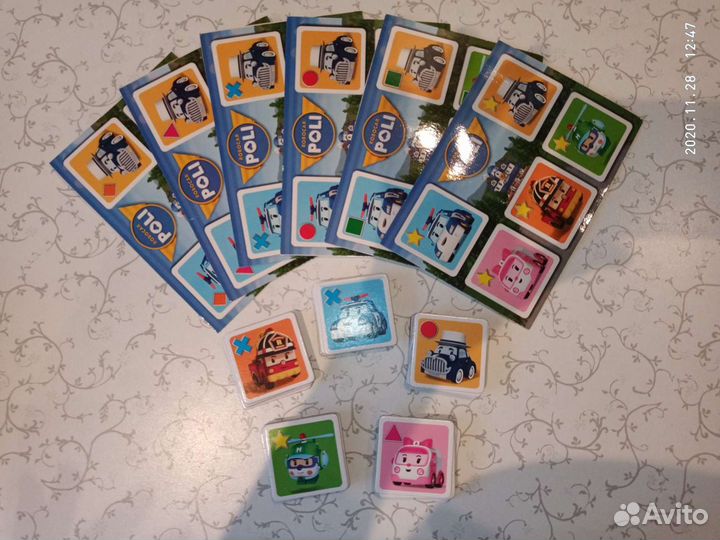 Лото + мини пазлы Poli Robocar