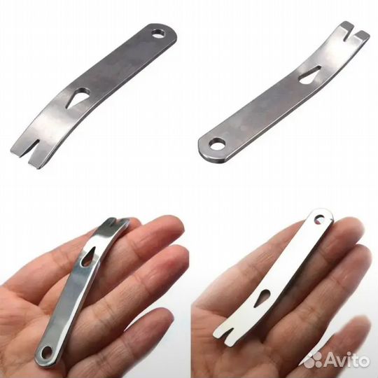 Стальной ломик брелок