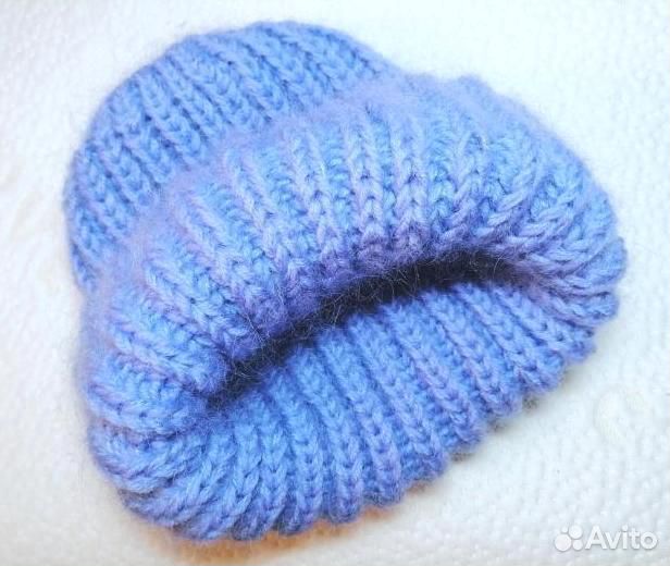 Толстая шапка с двумя отворотами