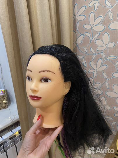 Манекен голова для причесок