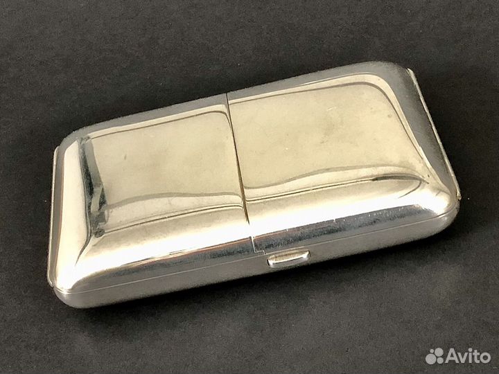 Портсигар 1900 год антик серебро