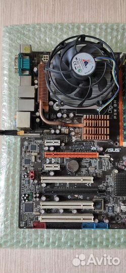 Материнская плата с процессором