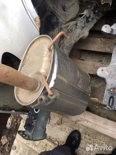 Глушитель задняя банка bmw x5 e53 аутлендер акцент