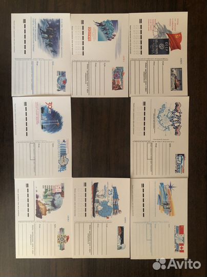 Коллекция авиа-открыток»Полярные Экспедиции»