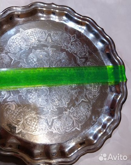 Поднос сервировочный мельхиоровый СССР