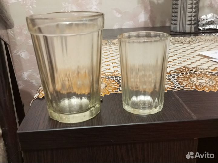 Стакан, рюмка граненая