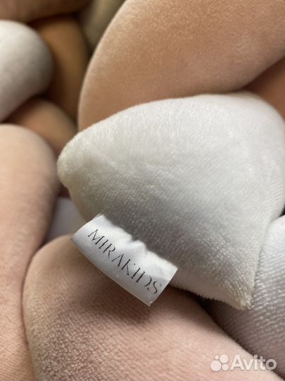 Бортик в кроватку для новорожденного Косичка