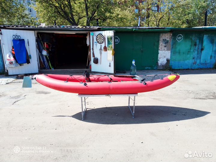 Байдарка Одноместная Надувная Щукарь-310 доработан