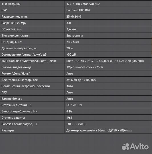 Новые 4 мп уличные камеры видеонаблюдения