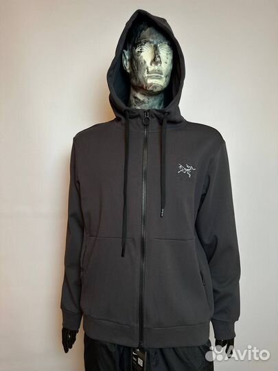 Худи Arcteryx Серое