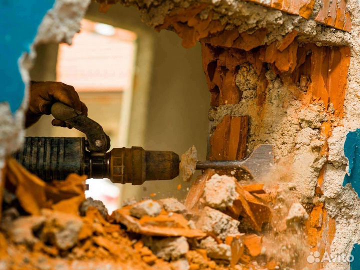 Демонтажные работы и вывоз мусора