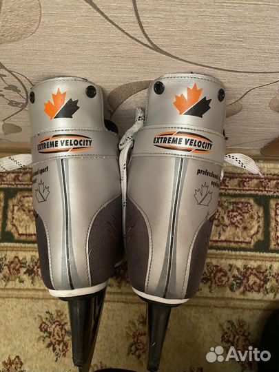 Хоккейные коньки action sport 40 размер