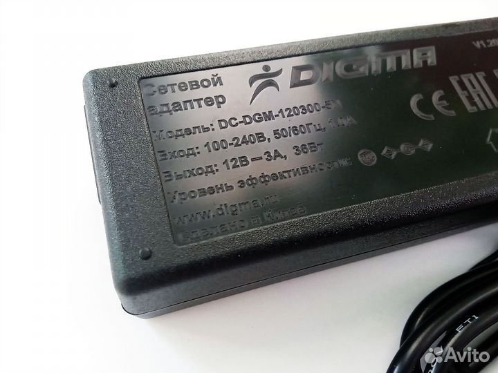 Сетевой адаптер DC-DGM-120300-5N монитора Digma