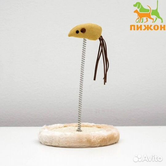 2 шт. Игрушка мышь на пружине, 22 х 13 см