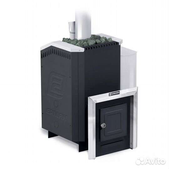 Банная печь Ермак стандарт сталь/чугун