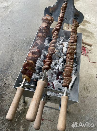 Барбекю мангал автоматический электрический