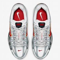 Nike P-6000 White «Silver Varsity Red»