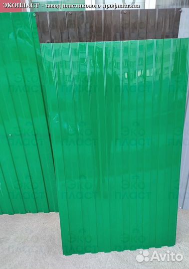 Профлист пэт С10 от завода пластмассовый s-3320 (м