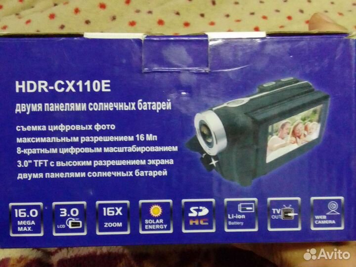 Видеокамера sony hdr