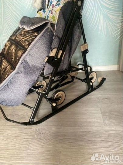 Коляска санки