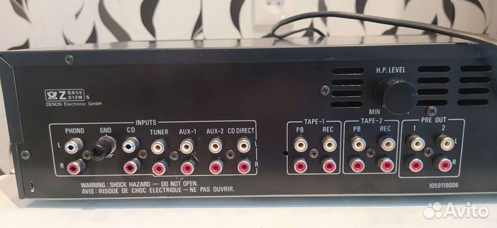 Предусилитель Denon 1200,220v