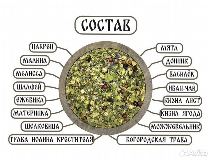 Монастырский травяной чай высокого качества