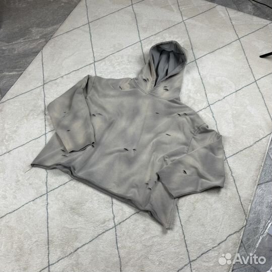 Оверсайз дистресс худи y2k