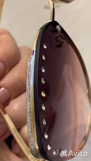 Очки розовое золото новые