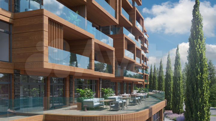 1-к. апартаменты, 57,5 м², 2/8 эт.