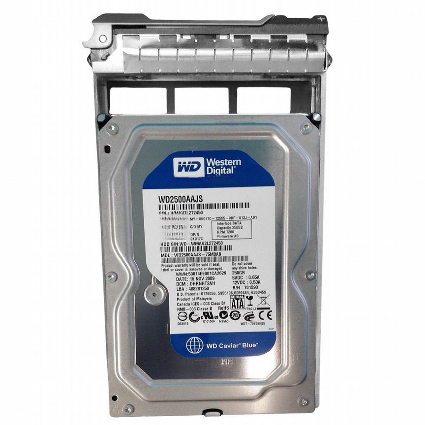 [K017C] Жесткий Диск Dell250gb Sata3 3,5" Hdd