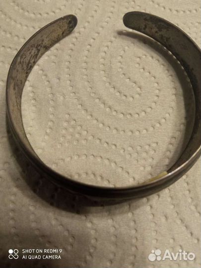 Серебряный браслет СССР