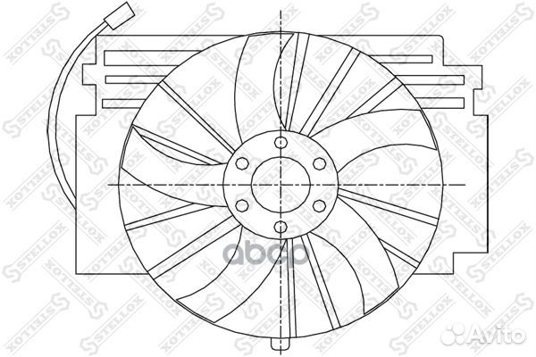 29-99365-SX вентилятор охлаждения BMW E53 3.0i