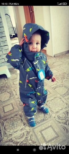 Детский Комбинезон на мальчика весна