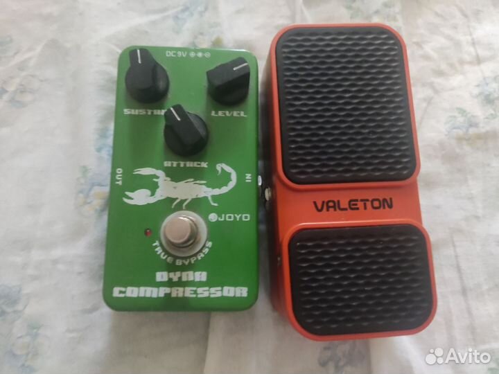 Гитарная педаль компрессор и экспрессии