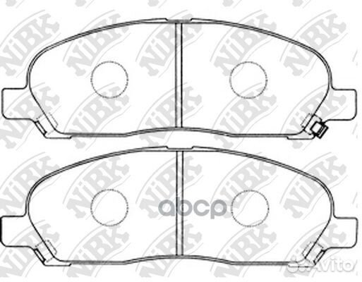 PN3419-nibk колодки дисковые п Mitsubishi Char