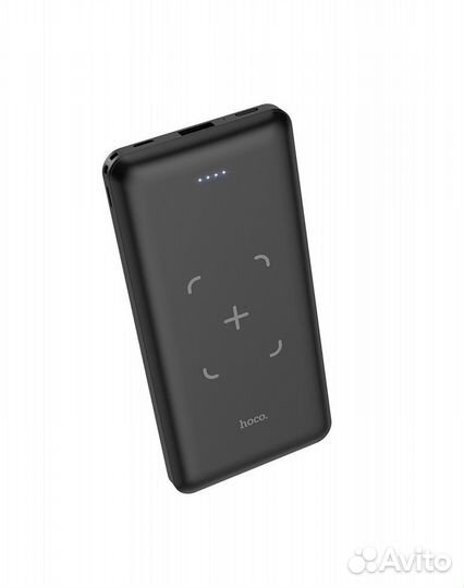 Повербанк 10000 mAh с беспроводной зарядкой