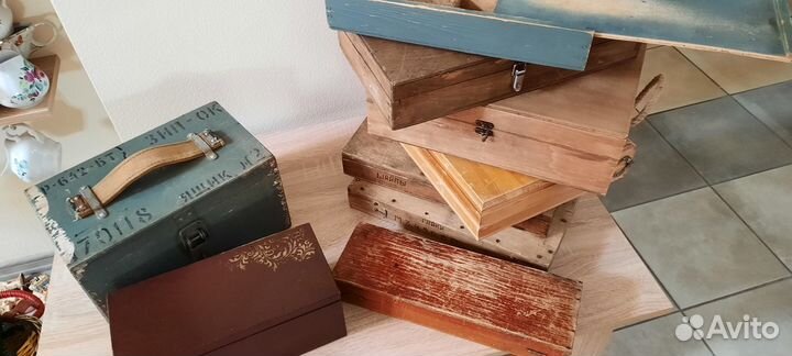 Ящики, коробки деревянные