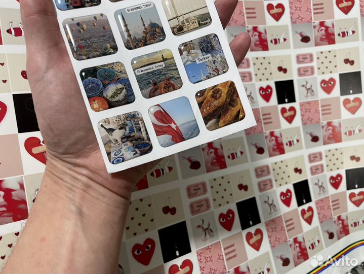 3D-стикеры на заказ, гибкие и долговечные