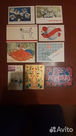 Открытки СССР 8марта