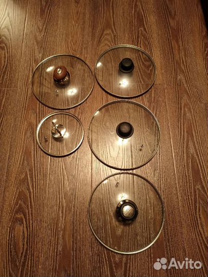 Крышки стеклянные для кастрюли/сковороды