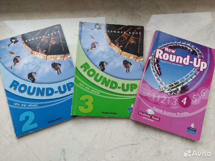 Учебники по-английскому Round-up Б/У